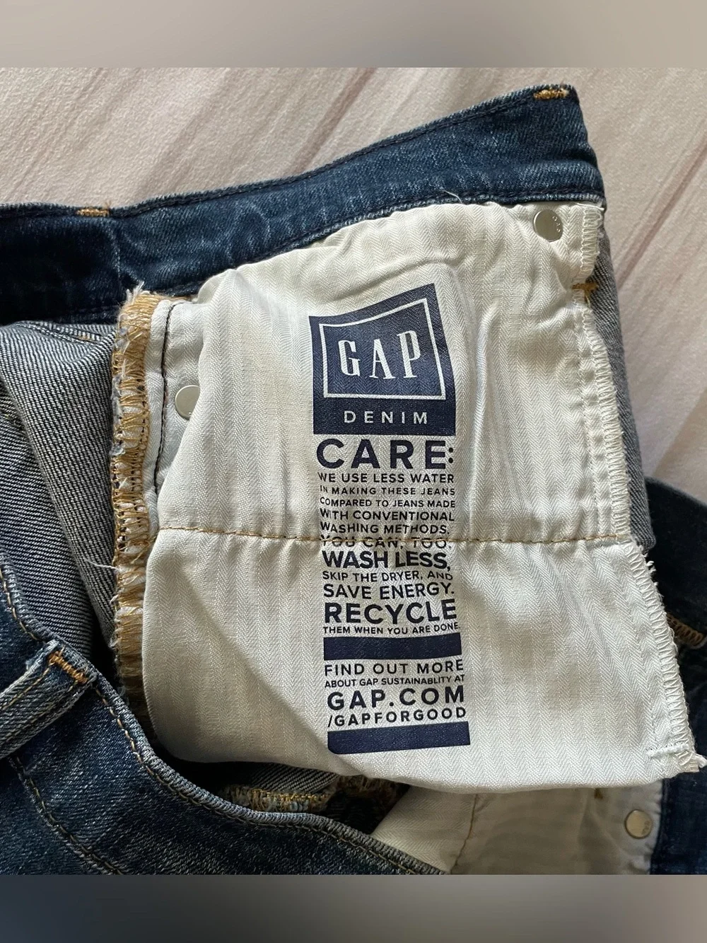 Gap 5” Mid Rise Denim Shorts Women’s 25 | 0 Blue Cuffed Stretch Casual Preppy
